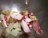 簡単!タコとアンチョビの前菜作り方3写真