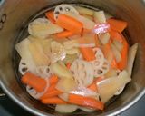 白菜と根菜の炒め煮作り方1写真