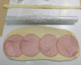 可愛い!リボン成形のハムパン♪作り方8写真