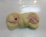 可愛い!リボン成形のハムパン♪作り方14写真