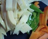 コンソメバターで！水煮たけのこを洋風に☆作り方1写真