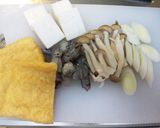 餅巾着の煮物♪作り方1写真