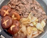 とろろで食べるすき焼き風煮込み作り方3写真
