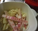 オムレツ☆法蓮草＆ベーコン＆えのき作り方2写真