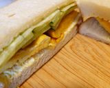 朝食に! きゅうりと卵のからしマヨサンド作り方13写真