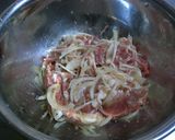 青菜入り生姜焼き作り方2写真
