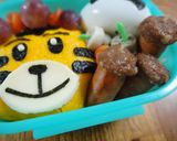 キャラ弁☆しまじろう　たれパンダ　動物園作り方9写真