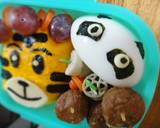 キャラ弁☆しまじろう　たれパンダ　動物園作り方8写真