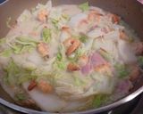 ❁豆乳で…えびと白菜のクリーム煮❁作り方3写真