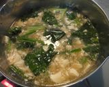 豆腐とほうれん草のとろとろスープ★作り方5写真