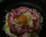 残ったたこ焼き粉で☆とろとろお好み焼き作り方2写真