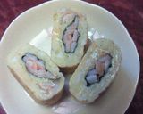 ふわとろ明太子ふりかけたまご焼き作り方8写真