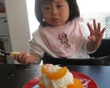蒸しパンde★一歳のお誕生日ケーキ★作り方7写真