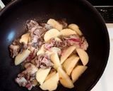 牛バラと野菜のオイスターソース炒め作り方5写真