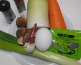 しめじわかめスープの素で和風クッパ！作り方1写真