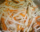 福島の郷土料理☆ひきないり（ひき菜炒り）作り方2写真