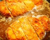 ✿チキンカツの甘辛胡麻煮✿作り方6写真