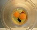 朝食に♪小松菜入り卵焼き作り方2写真