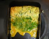 朝食に♪小松菜入り卵焼き作り方5写真