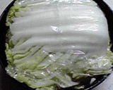 短時間で簡単！白菜と鮭の重ね蒸しあんかけ作り方3写真