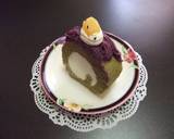 抹茶と紫芋のロールケーキ作り方10写真