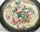 手抜きなのにイケてるクリームパスタ作り方7写真