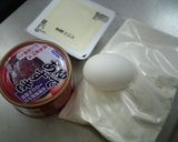 炊飯器で超簡単!豆腐とあずきのケーキ。作り方1写真