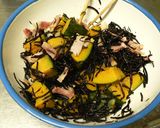 レンジでかぼちゃとひじきのごまドレサラダ作り方5写真