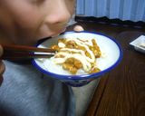 息子飯Vol.2～キムマヨ納豆丼作り方6写真