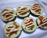ナスのキムマヨチーズ焼き♪作り方3写真