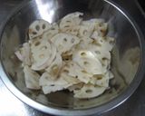 レンコンのきんぴら作り方1写真