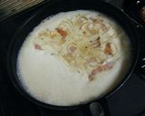 キムチクリームパスタ作り方3写真