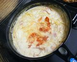 キムチクリームパスタ作り方5写真
