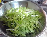 水菜の簡単辛子和え作り方1写真