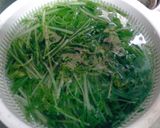 水菜の簡単辛子和え作り方3写真