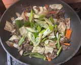 スーパーの味付き肉で肉野菜炒め作り方5写真