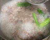豆腐のスープ　ひき肉そぼろのせ作り方2写真
