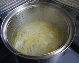 たらこクリームパスタ作り方1写真