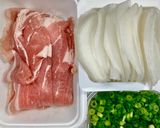 薄切り豚ロース肉と大根の重ね蒸し作り方1写真