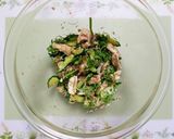 痩せ飯高タンパク低カロ簡単夕飯大葉胡瓜茗荷梅和え作り方9写真