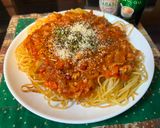スパゲティ・かた焼きそば風ボロネーゼ作り方10写真