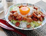 ポキポキウィンナーとたまご丼作り方3写真