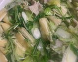 豚バラと野菜たっぷり　　鶏ガラ塩スープ作り方5写真
