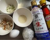 【簡単レンジ】パラパラ卵の少量チャーハン作り方1写真