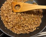 ひき肉ニラあんかけごはん作り方5写真