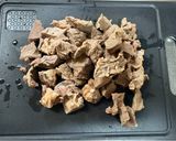 牛すじ肉でどて煮風（圧力鍋使用）作り方2写真
