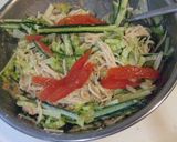余った素麺でさっぱり♪こまだれサラダ作り方6写真