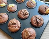 クリームチーズ入りチョコレートマフィン作り方6写真