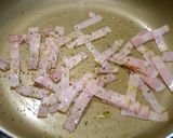 簡単！焼きそうめんの月見カルボナーラ作り方4写真