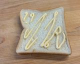 あみ海老と鰹節のお好み焼き風トースト作り方1写真
